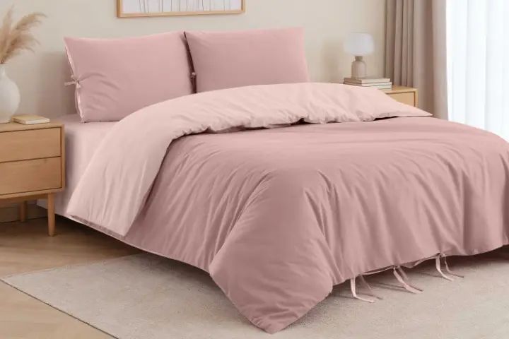 Bambi Ventra Soft Nevresim Takımı – Pudra