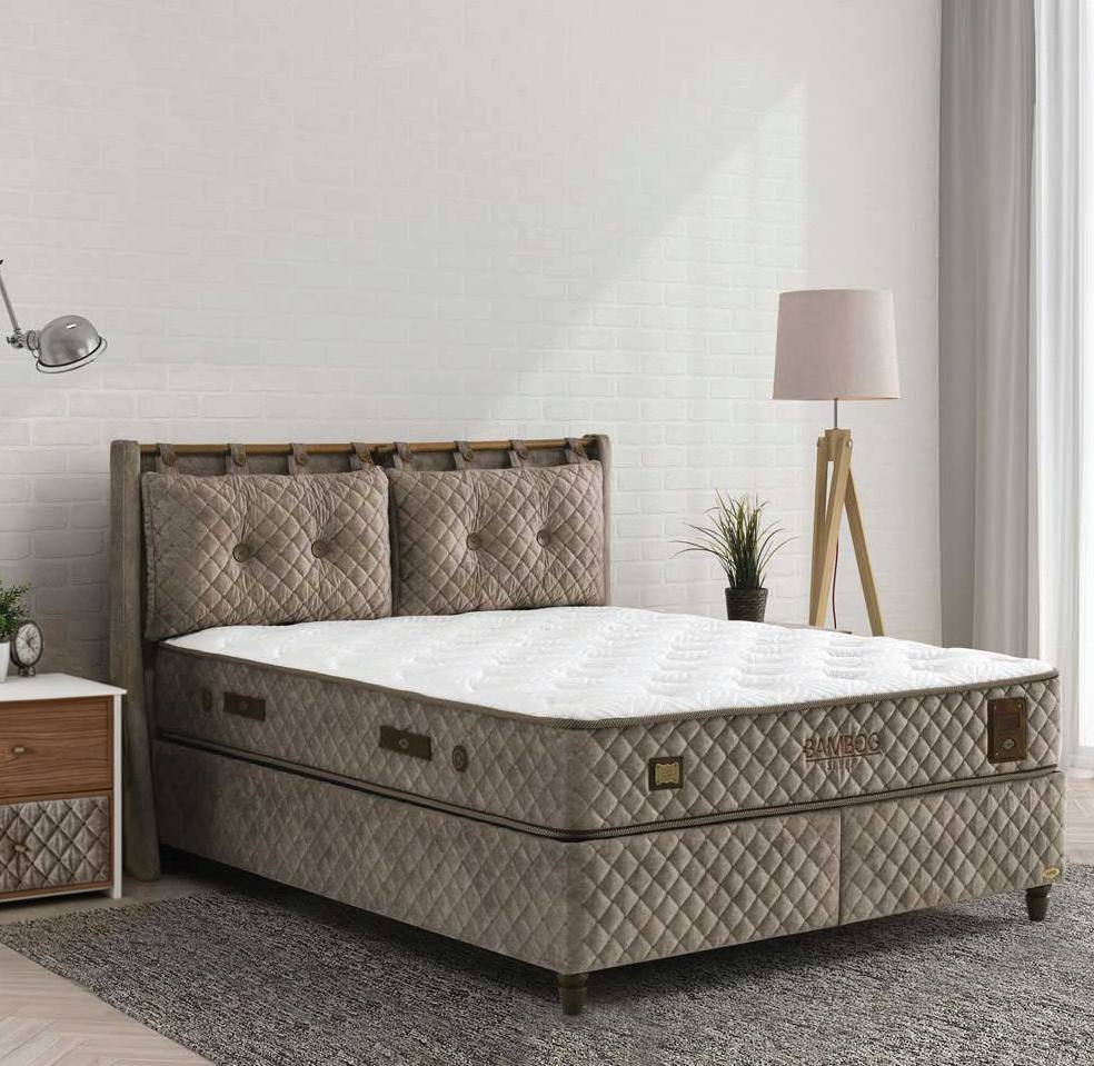 Bambi Bamboo Sleep Yatak, Baza ve Başlık Seti