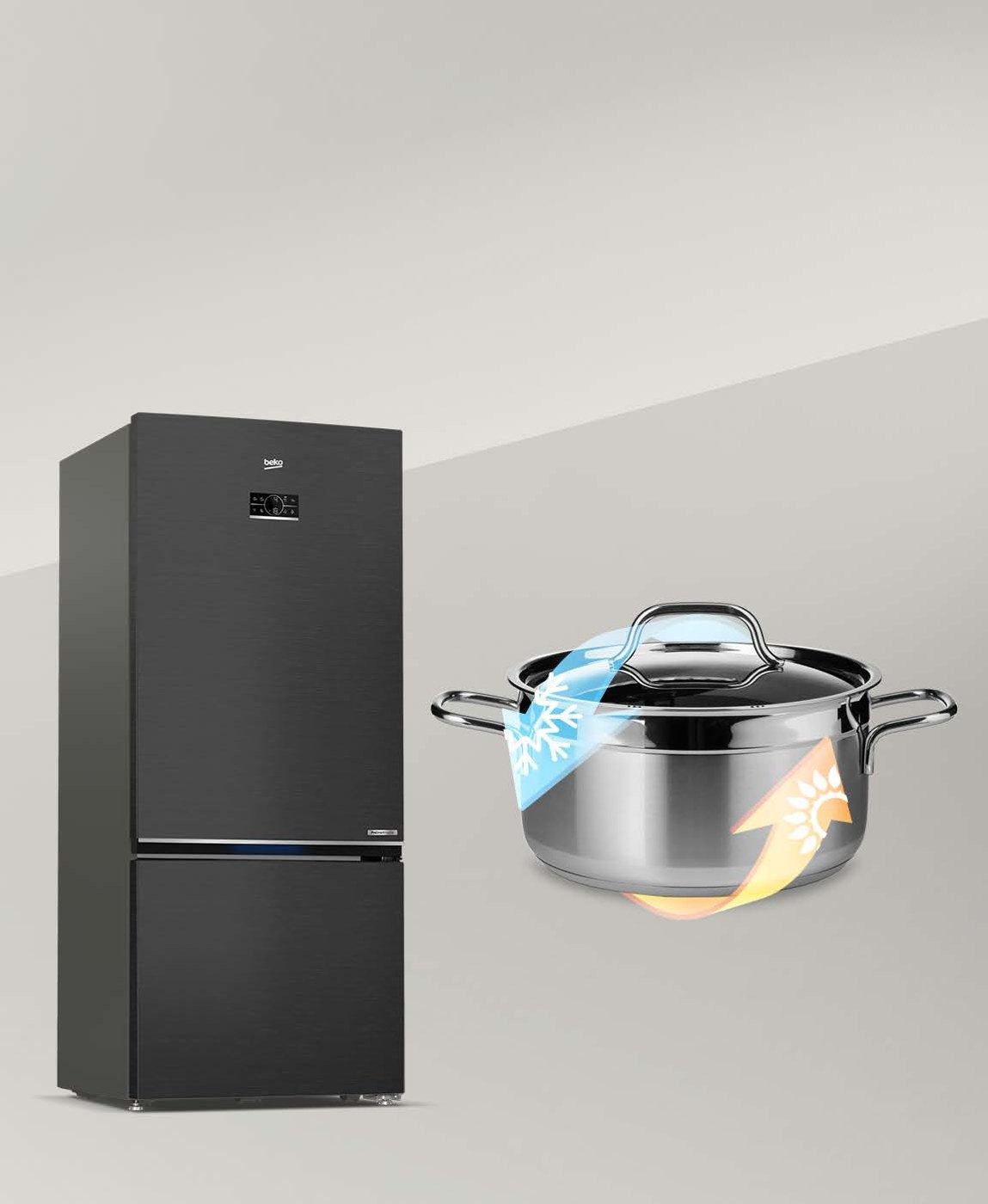 Beko 678551 EDI Dondurucu Altta No Frost Buzdolabı