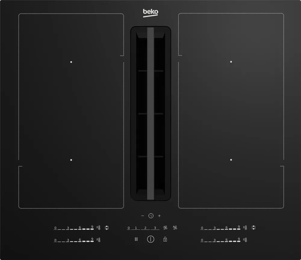 Beko BDOI 602 S 60 cm Davlumbazlı İndüksiyonlu Ankastre Ocak