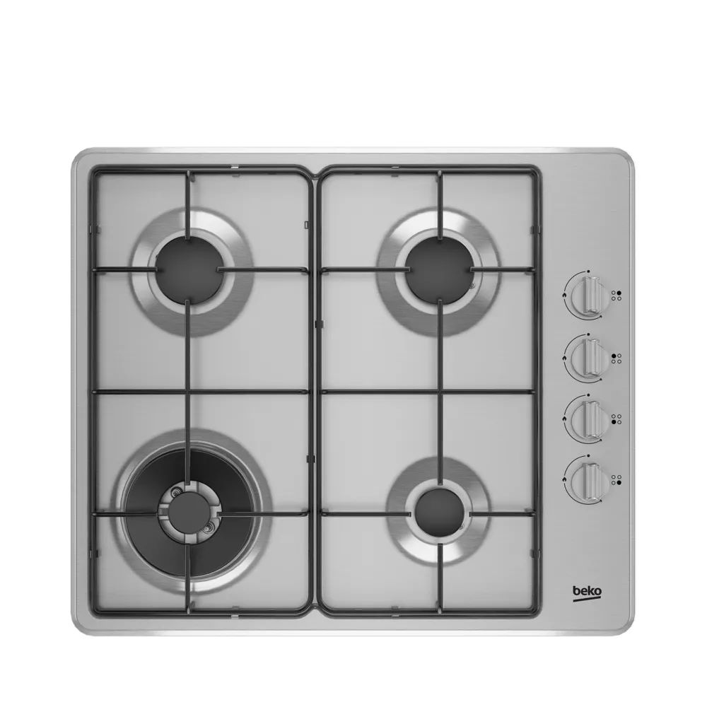 Beko BSOMD D 611 EWI 4 Gözü Gazlı Metal Set Üstü Ocak