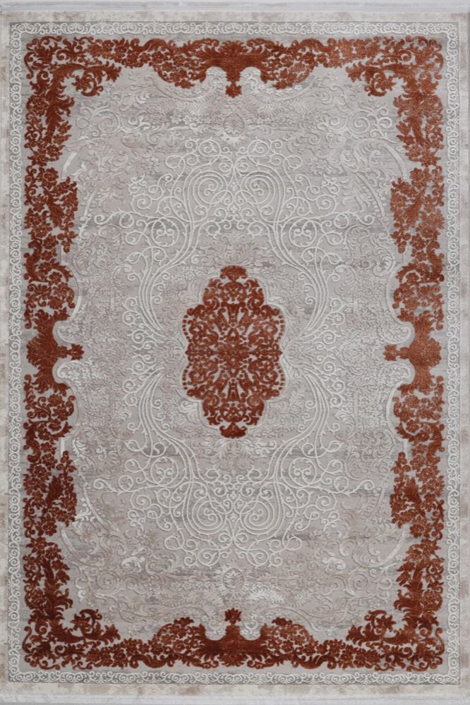 Aspendos Klasik 4191T Gri – Terra Akrilik Makina Halı