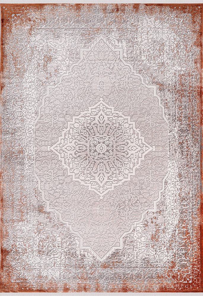Aspendos Klasik 4195T Gri – Terra Akrilik Makina Halı
