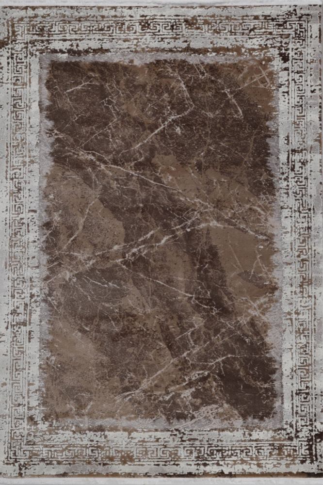 Aspendos Modern 4292K Gri – Kahve Akrilik Makina Halı