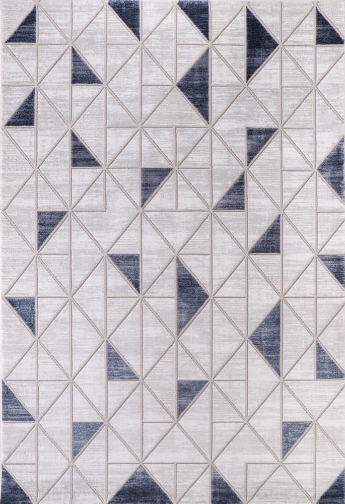 Aura 7262M Gri – Mavi Halı