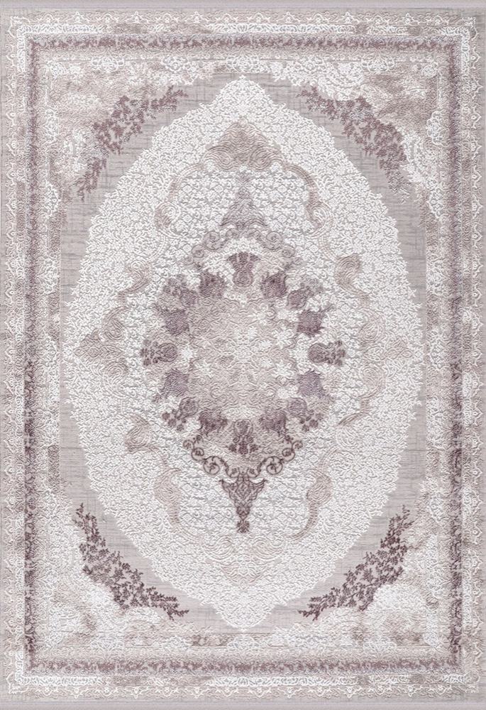 Mocca Klasik 5135L Krem – Lila Halı