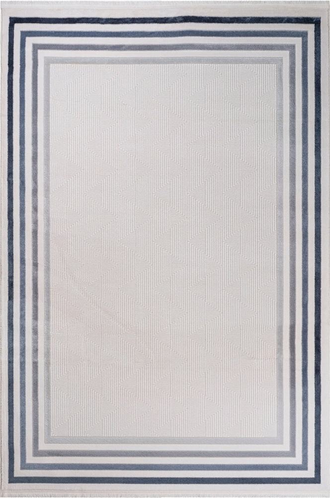 Sento 2335L Krem – Lacivert Halı